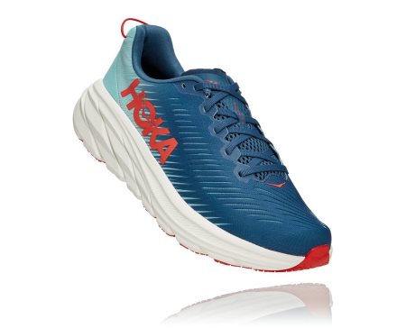 Hoka One One Rincon 3 Moški Road Tekaški Čevlji Turkizna / Modra SI-168934U